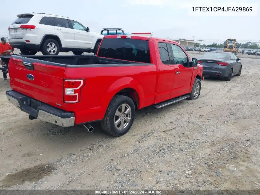 2018 Ford F-150 Xlt VIN: 1FTEX1CP4JFA29869 Lot: 40378691