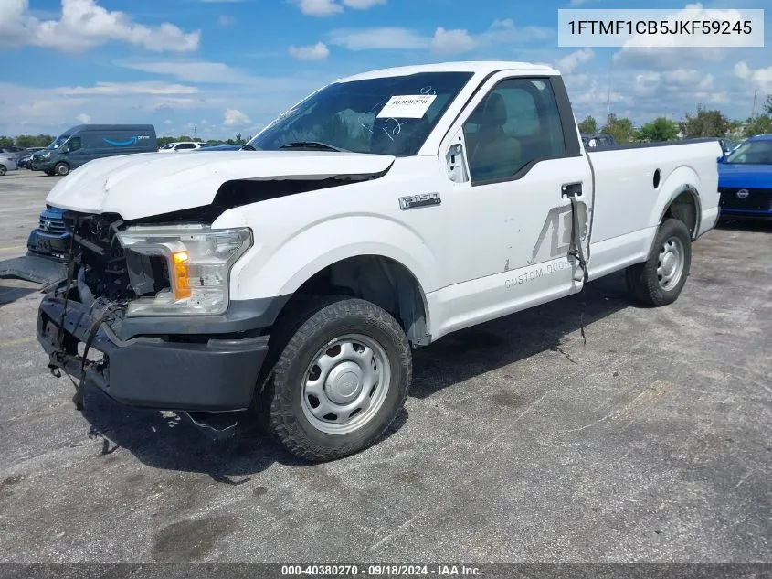 1FTMF1CB5JKF59245 2018 Ford F-150 Xl