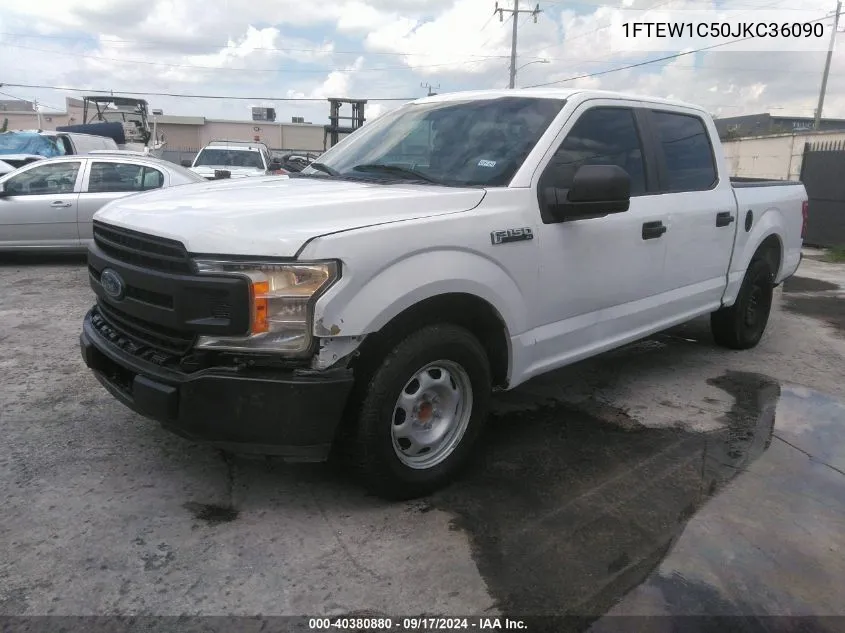 2018 Ford F-150 Xl VIN: 1FTEW1C50JKC36090 Lot: 40380880