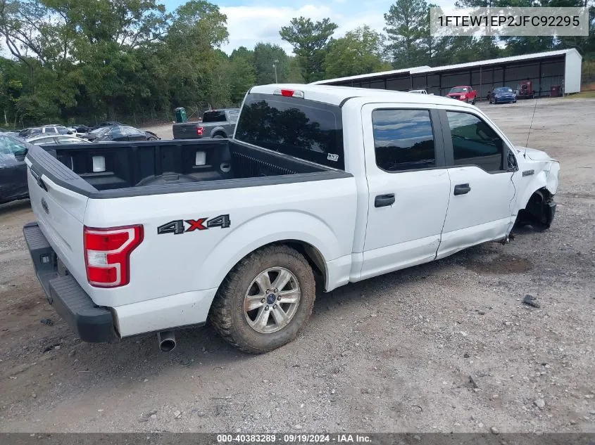 2018 Ford F-150 Xl VIN: 1FTEW1EP2JFC92295 Lot: 40383289