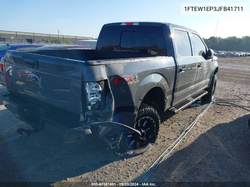 2018 Ford F-150 Xlt VIN: 1FTEW1EP3JFB41711 Lot: 40387481