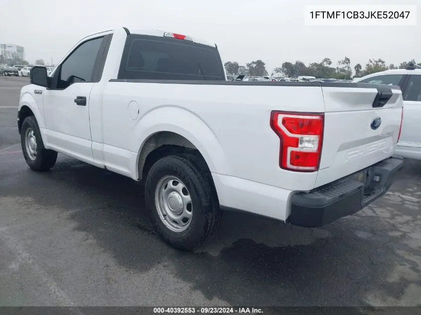 2018 Ford F-150 Xl VIN: 1FTMF1CB3JKE52047 Lot: 40392553