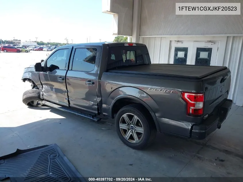 2018 Ford F-150 Xlt VIN: 1FTEW1CGXJKF20523 Lot: 40397702