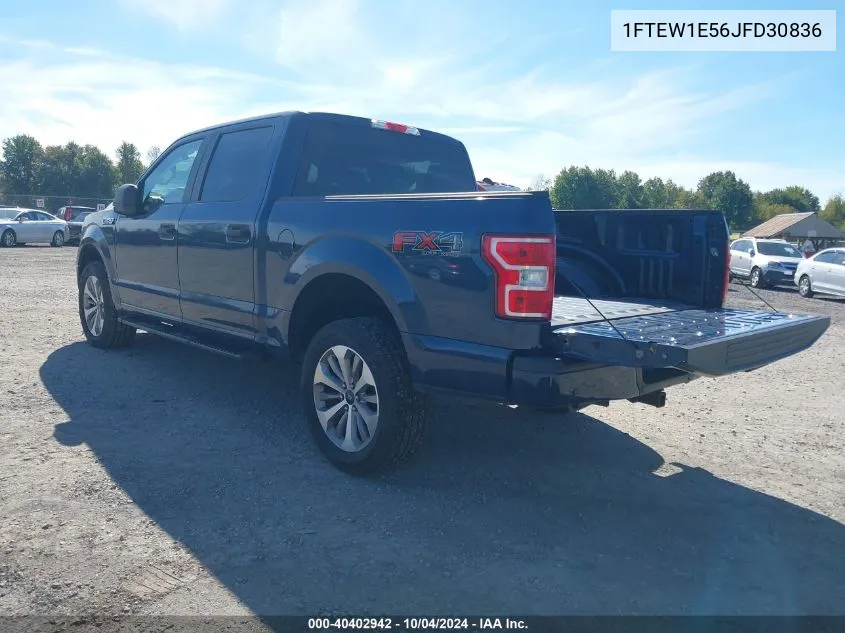 2018 Ford F-150 Xl VIN: 1FTEW1E56JFD30836 Lot: 40402942