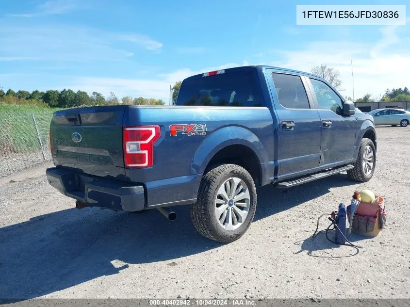 2018 Ford F-150 Xl VIN: 1FTEW1E56JFD30836 Lot: 40402942