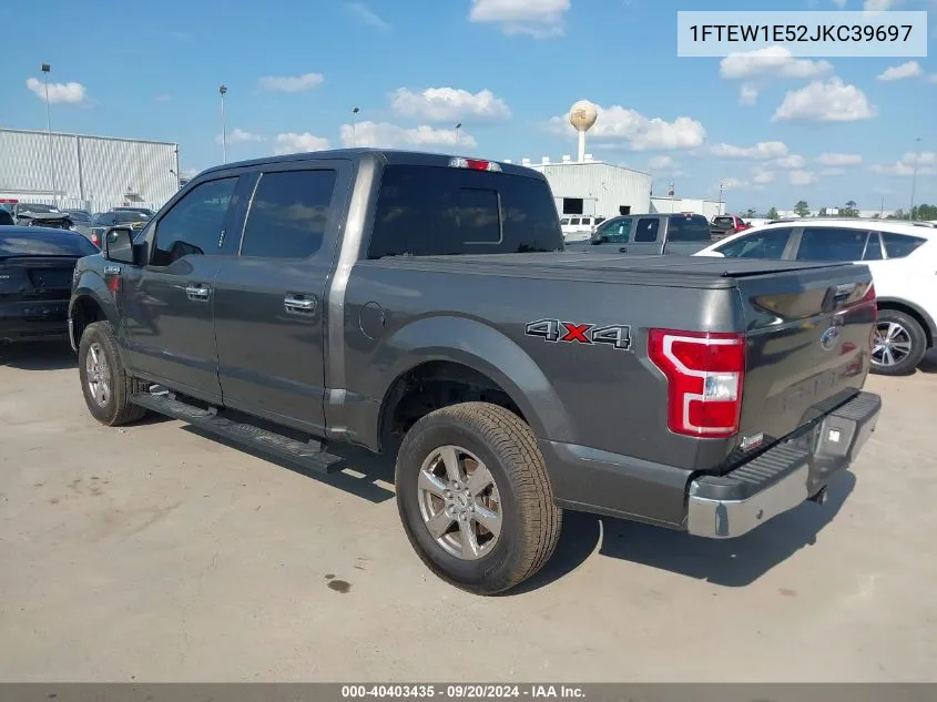 2018 Ford F-150 Xlt VIN: 1FTEW1E52JKC39697 Lot: 40403435