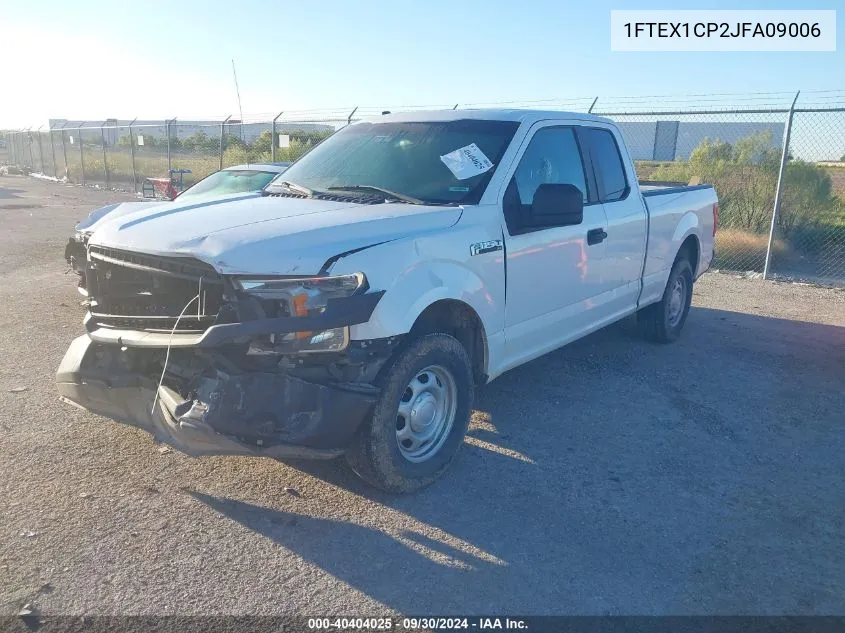 2018 Ford F-150 Xl VIN: 1FTEX1CP2JFA09006 Lot: 40404025