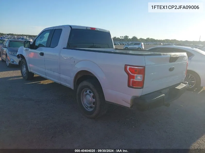 2018 Ford F-150 Xl VIN: 1FTEX1CP2JFA09006 Lot: 40404025