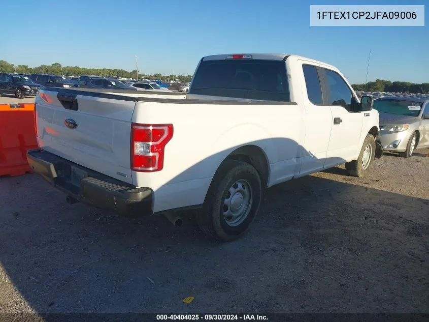 2018 Ford F-150 Xl VIN: 1FTEX1CP2JFA09006 Lot: 40404025