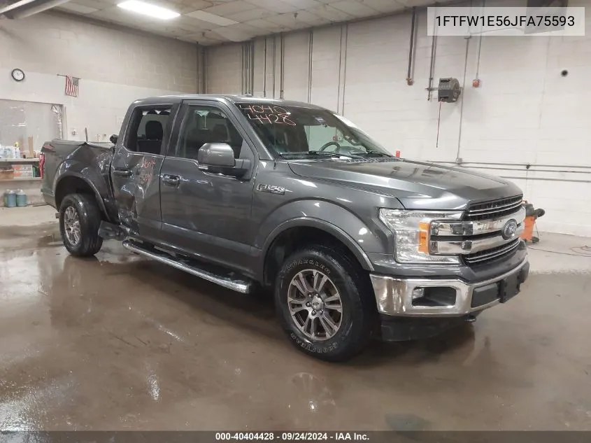 2018 Ford F150 Supercrew VIN: 1FTFW1E56JFA75593 Lot: 40404428