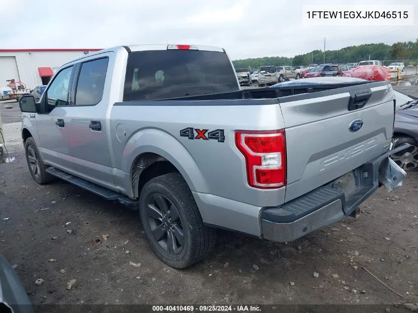 2018 Ford F-150 Xlt VIN: 1FTEW1EGXJKD46515 Lot: 40410469