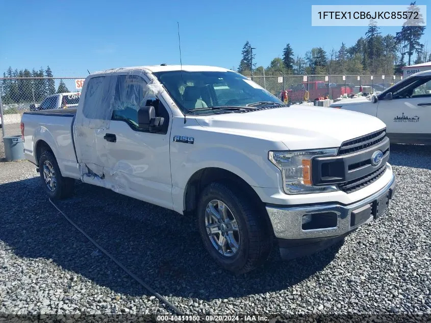 2018 Ford F-150 Xl VIN: 1FTEX1CB6JKC85572 Lot: 40411150