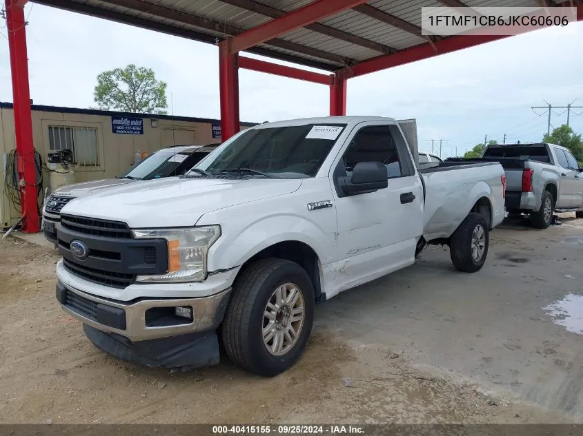 2018 Ford F-150 Xl VIN: 1FTMF1CB6JKC60606 Lot: 40415155