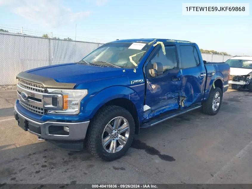 2018 Ford F-150 Xlt VIN: 1FTEW1E59JKF69868 Lot: 40415836