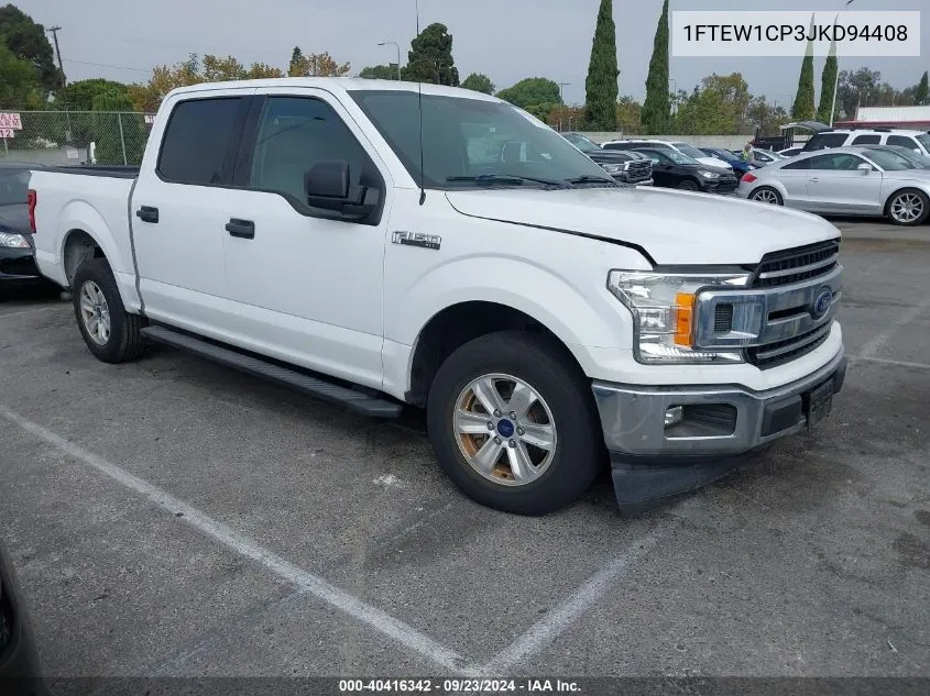 2018 Ford F-150 Xlt VIN: 1FTEW1CP3JKD94408 Lot: 40416342