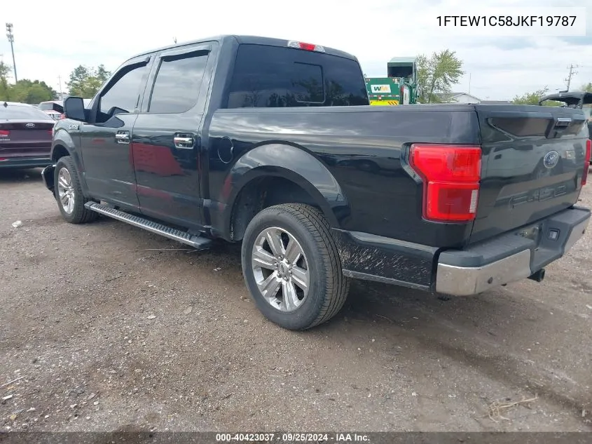 2018 Ford F-150 Xlt VIN: 1FTEW1C58JKF19787 Lot: 40423037