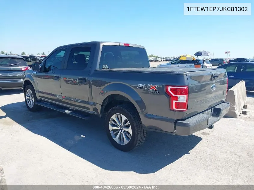 2018 Ford F-150 Xl VIN: 1FTEW1EP7JKC81302 Lot: 40426666