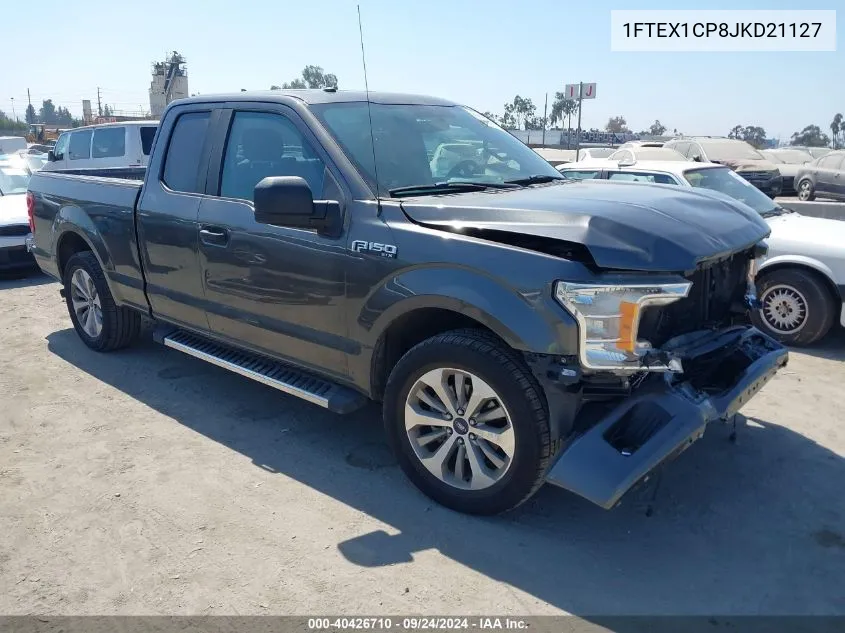 2018 Ford F150 Super Cab VIN: 1FTEX1CP8JKD21127 Lot: 40426710