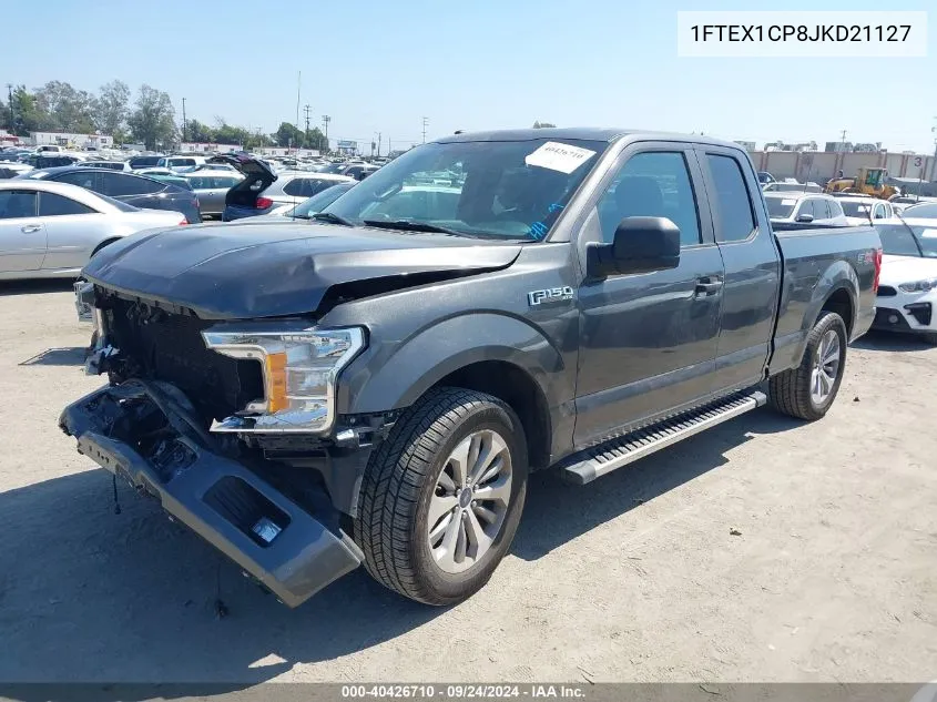 2018 Ford F150 Super Cab VIN: 1FTEX1CP8JKD21127 Lot: 40426710