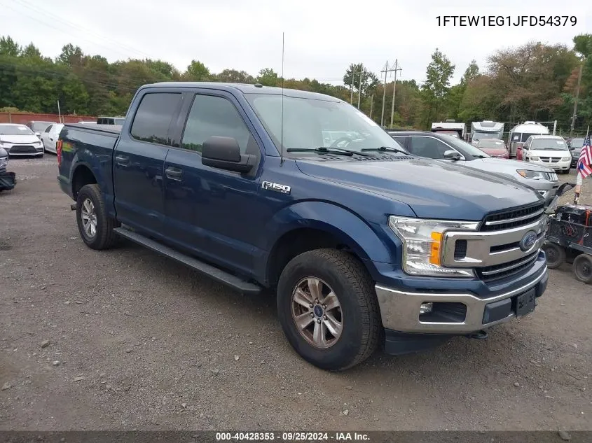 2018 Ford F-150 Xlt VIN: 1FTEW1EG1JFD54379 Lot: 40428353