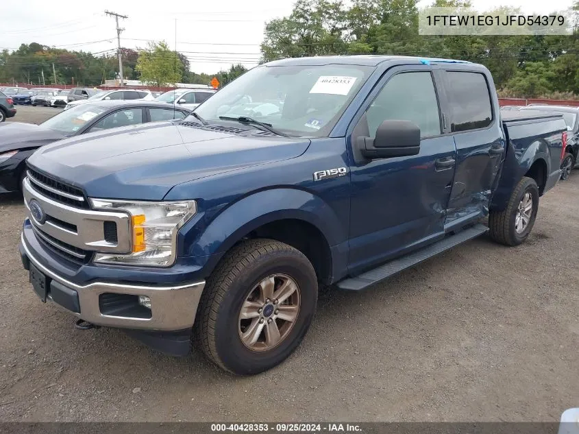 2018 Ford F-150 Xlt VIN: 1FTEW1EG1JFD54379 Lot: 40428353