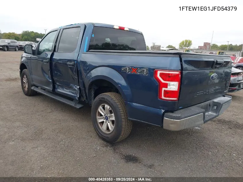 2018 Ford F-150 Xlt VIN: 1FTEW1EG1JFD54379 Lot: 40428353