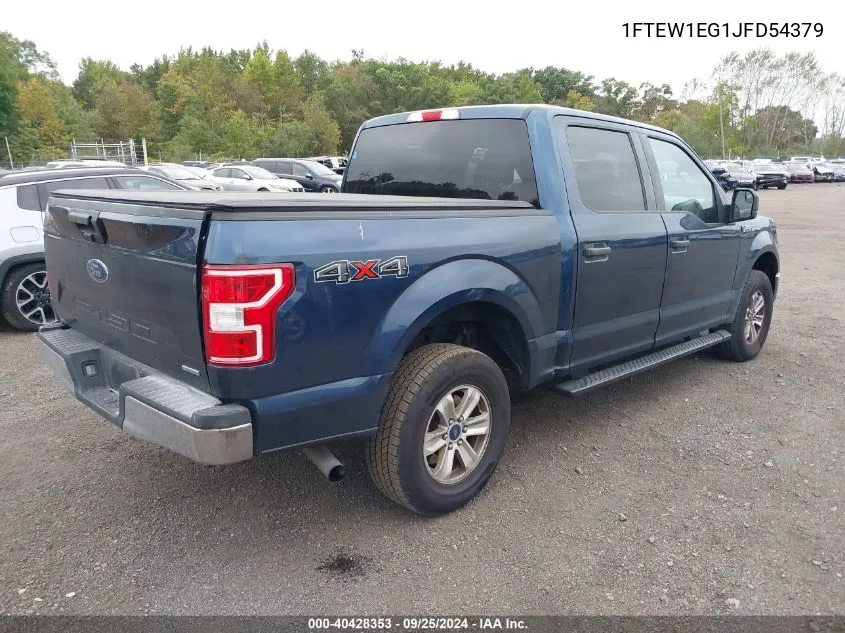 2018 Ford F-150 Xlt VIN: 1FTEW1EG1JFD54379 Lot: 40428353