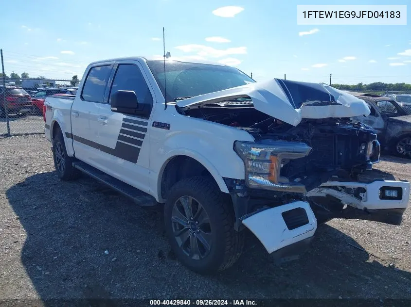 2018 Ford F-150 Xlt VIN: 1FTEW1EG9JFD04183 Lot: 40429840