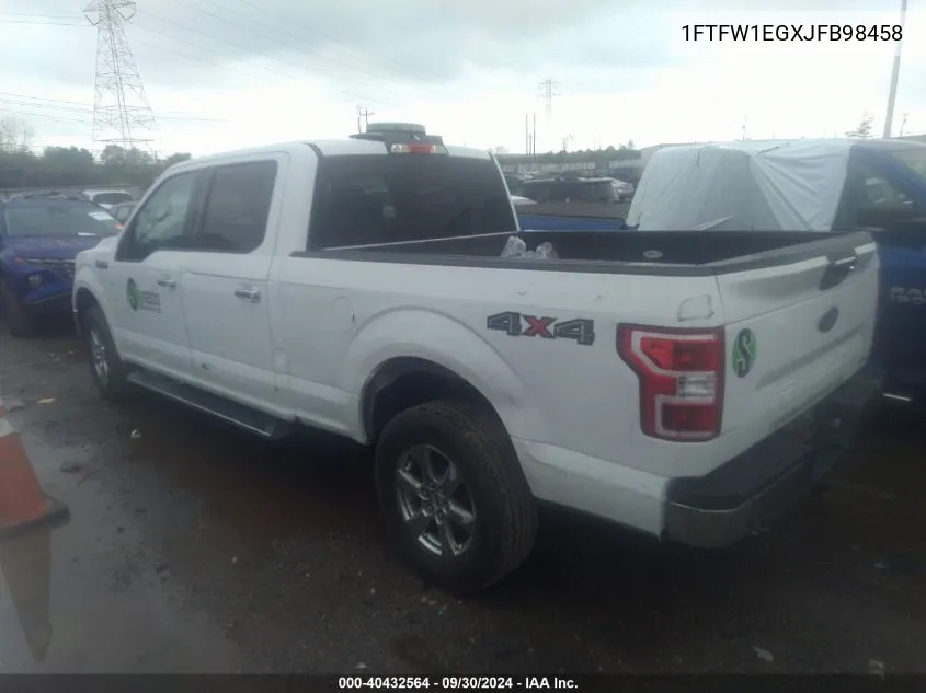 2018 Ford F-150 Supercrew VIN: 1FTFW1EGXJFB98458 Lot: 40432564