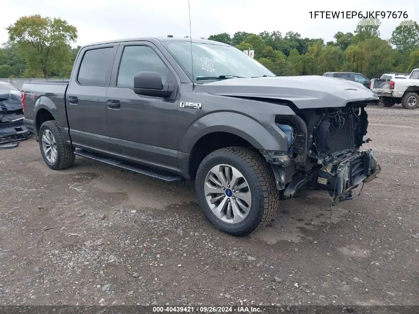 2018 Ford F150 Supercrew VIN: 1FTEW1EP6JKF97676 Lot: 40439421