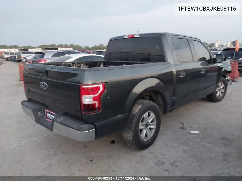 2018 Ford F-150 Xlt VIN: 1FTEW1CBXJKE08115 Lot: 40440253