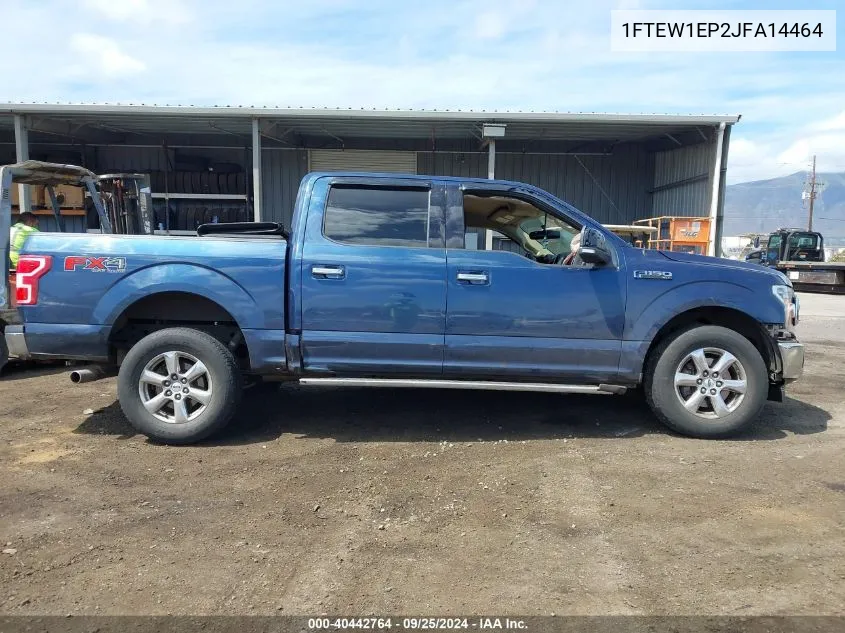 2018 Ford F-150 Xlt VIN: 1FTEW1EP2JFA14464 Lot: 40442764