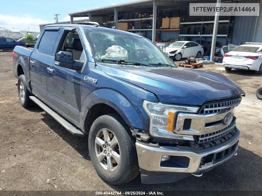 2018 Ford F-150 Xlt VIN: 1FTEW1EP2JFA14464 Lot: 40442764