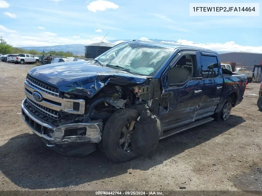 2018 Ford F-150 Xlt VIN: 1FTEW1EP2JFA14464 Lot: 40442764