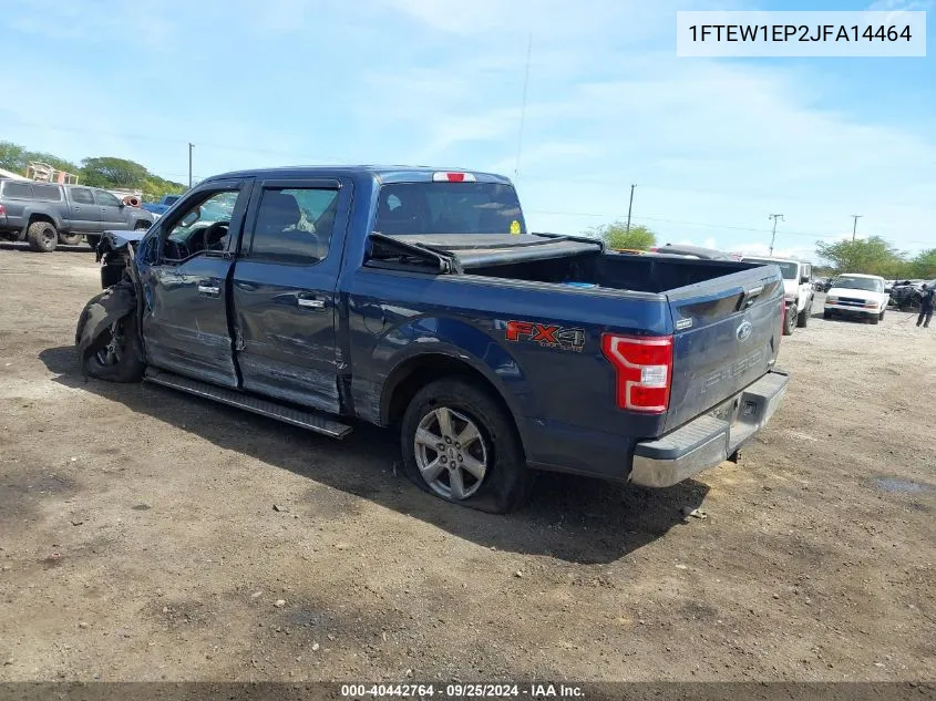 2018 Ford F-150 Xlt VIN: 1FTEW1EP2JFA14464 Lot: 40442764