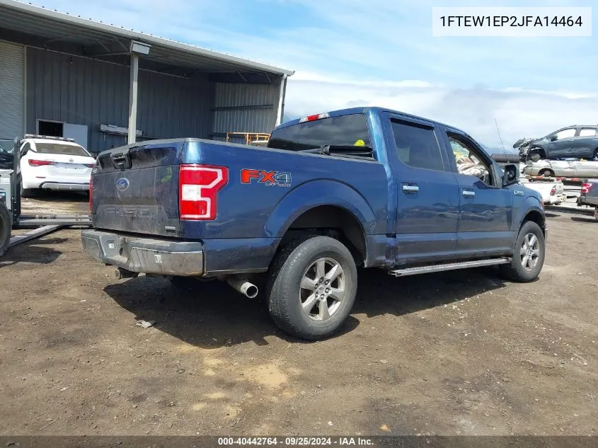 2018 Ford F-150 Xlt VIN: 1FTEW1EP2JFA14464 Lot: 40442764