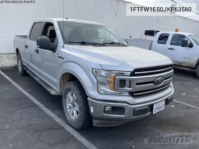 2018 Ford F-150 Xlt VIN: 1FTFW1E50JKF63560 Lot: 40443223