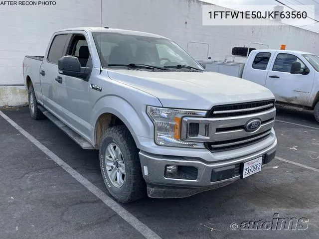 2018 Ford F-150 Xlt VIN: 1FTFW1E50JKF63560 Lot: 40443223