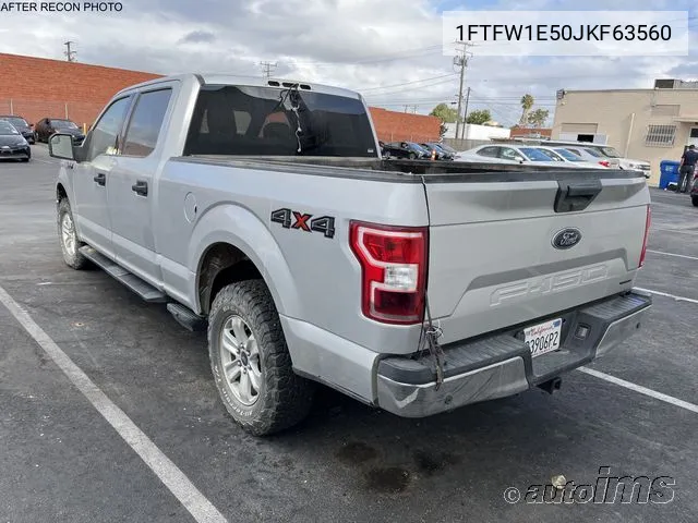 2018 Ford F-150 Xlt VIN: 1FTFW1E50JKF63560 Lot: 40443223