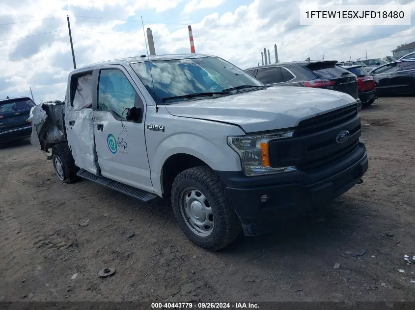 2018 Ford F-150 Xl VIN: 1FTEW1E5XJFD18480 Lot: 40443779