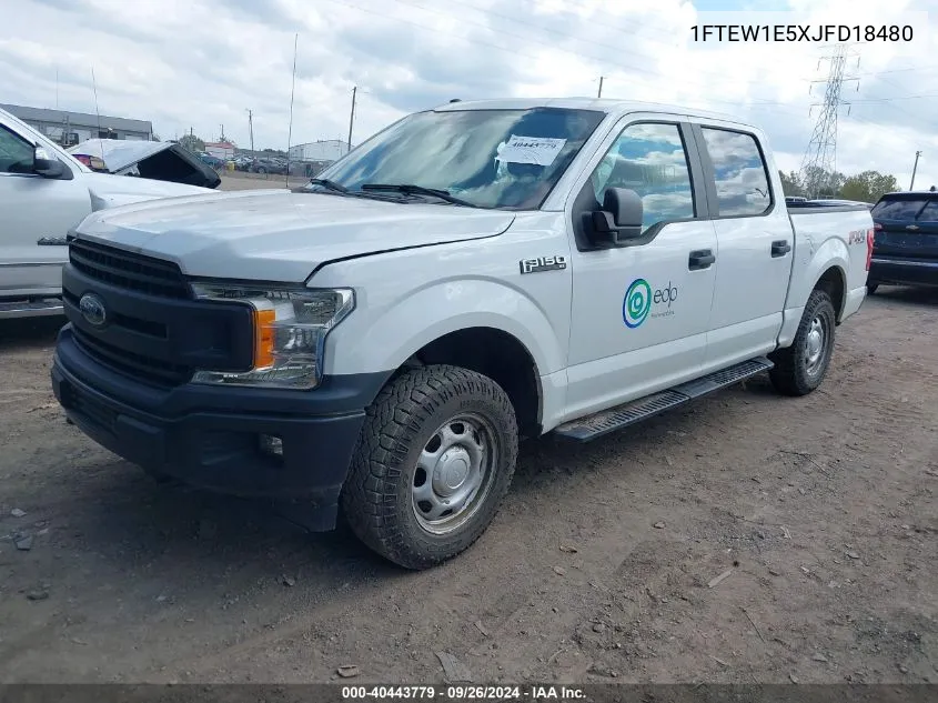 2018 Ford F-150 Xl VIN: 1FTEW1E5XJFD18480 Lot: 40443779