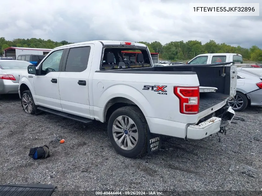 2018 Ford F-150 Supercrew VIN: 1FTEW1E55JKF32896 Lot: 40444464