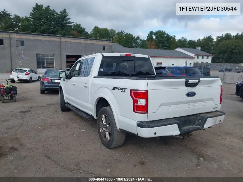 2018 Ford F-150 Xlt VIN: 1FTEW1EP2JFD30544 Lot: 40447608