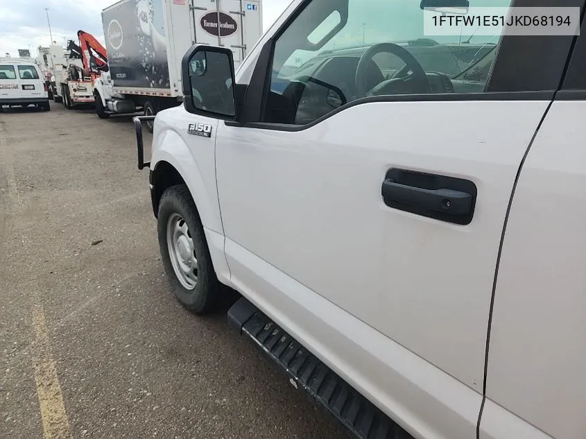 1FTFW1E51JKD68194 2018 Ford F-150 Xl