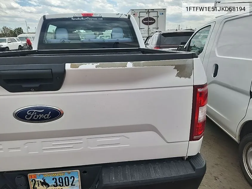 1FTFW1E51JKD68194 2018 Ford F-150 Xl