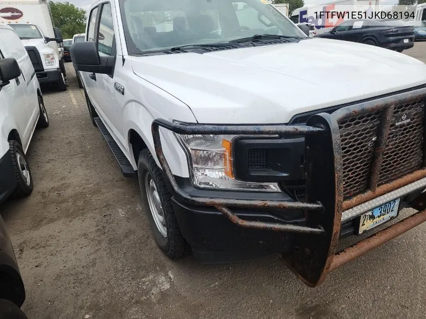 1FTFW1E51JKD68194 2018 Ford F-150 Xl