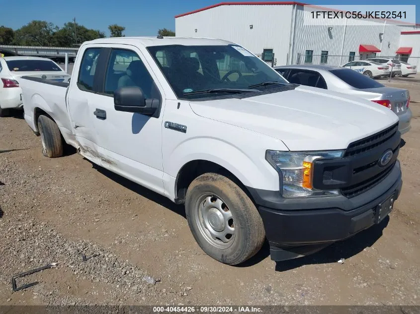 2018 Ford F-150 Xl VIN: 1FTEX1C56JKE52541 Lot: 40454426