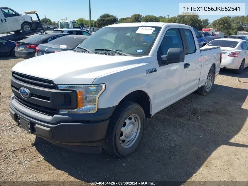 2018 Ford F-150 Xl VIN: 1FTEX1C56JKE52541 Lot: 40454426