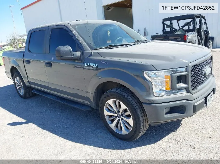 2018 Ford F-150 Xl VIN: 1FTEW1CP3JFD42852 Lot: 40459285