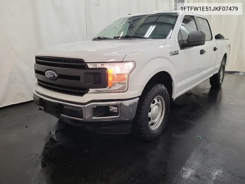 2018 Ford F-150 Xl VIN: 1FTFW1E51JKF07479 Lot: 40460865